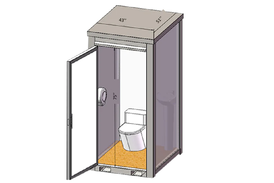 %title Portable Toilet With 110V Sink